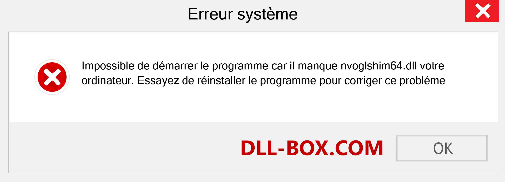 Le fichier nvoglshim64.dll est manquant ?. Télécharger pour Windows 7, 8, 10 - Correction de l'erreur manquante nvoglshim64 dll sur Windows, photos, images